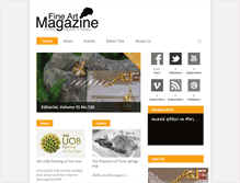 Tablet Screenshot of fineart-magazine.com